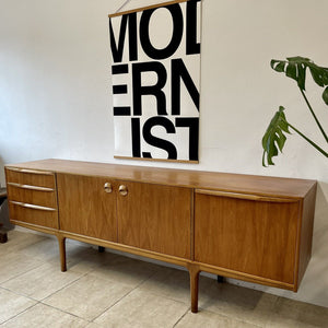 McIntosh “Dunfermline” Teak Sideboard  Vintage Mid Century Modern Tom Robertson