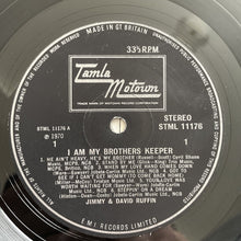 Load image into Gallery viewer, The Ruffin Brothers “I Am My Brothers Keeper” Vinyl LP UK 1st EX+/VG+ Motown