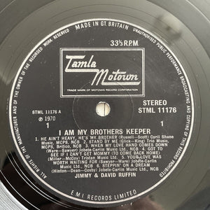 The Ruffin Brothers “I Am My Brothers Keeper” Vinyl LP UK 1st EX+/VG+ Motown