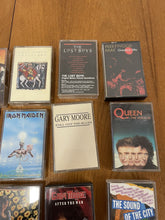 Load image into Gallery viewer, Job Lot Vintage 80s Cassette Tapes - Rock, Pop, Queen, Iron Maiden, The Clash,