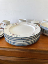 Load image into Gallery viewer, 32 Piece Newcor Copenhagen Dinner Service - Dinner Plates, Bowls, Cups, etc