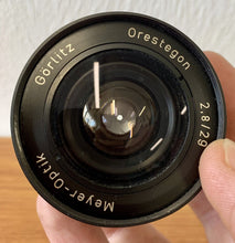 Load image into Gallery viewer, Meyer-Optik Görlitz Orestegon 29mm F2.8 M42 Mount Zebra Lens (No.5044898) Tested