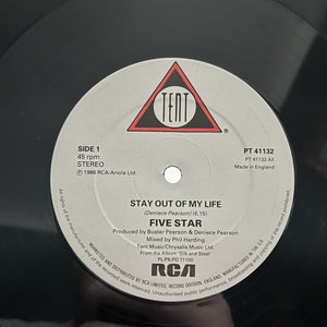 Five Star - Stay Out My Life 12” Vinyl Single VG+/Ex Disco 1987