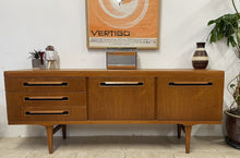 Load image into Gallery viewer, Original Retro Mid Century 1960s Teak Sideboard Credenza Media Unit