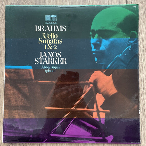 1964 1st UK STEREO STXID 5164 Janos Starker Brahms Cello Sonatas 1 & 2 EX/VG+