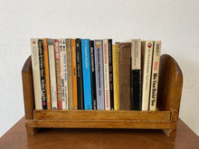 Load image into Gallery viewer, Small Vintage Oak Desktop Single Bookshelf