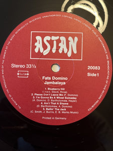 Fats Domino - Jambalaya Vinyl LP Ex+/Ex Astan 20083