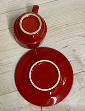 Load image into Gallery viewer, Red Villeroy &amp; and Boch GRANADA tea cup and saucer