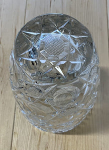 Vintage Stevens And Williams Royal Brierley Cut Crystal 8” Vase “Constellation”