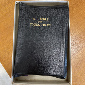 Vintage 1945 The Bible For Young Folks Consolidated Book Publishers Chicago