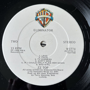 ZZ-Top - Eliminator - 1983 - Warner Brothers W3774 EX/VG+