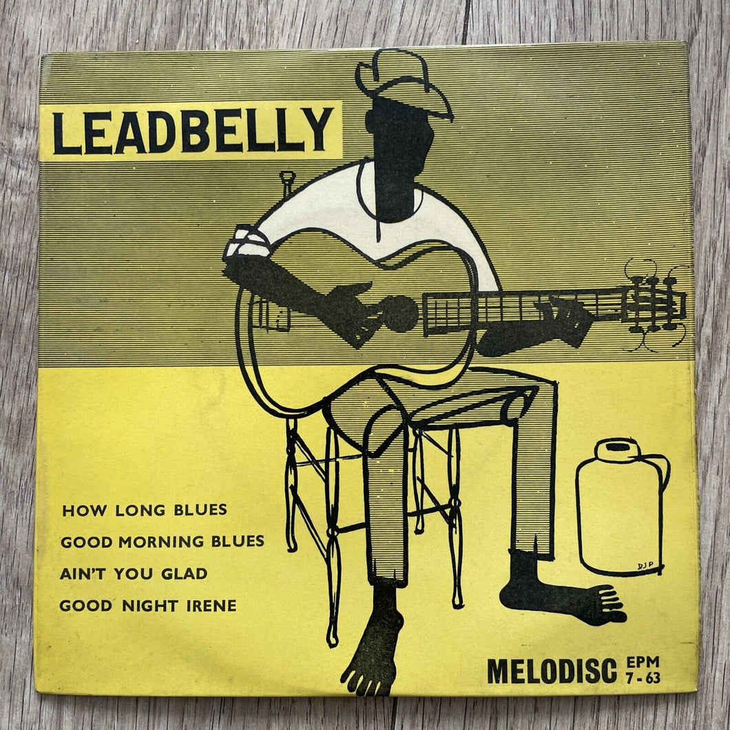 Leadbelly - The Music Of Huddie Ledbetter 7” EP VG/VG+ Melodisc Goodnight Irene