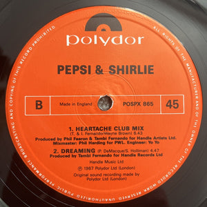 Pepsi & Shirlie - Goodbye Stranger 12” Vinyl Single POSPX865 Ex+/Ex+