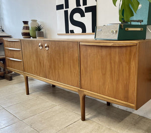 McIntosh “Dunfermline” Teak Sideboard  Vintage Mid Century Modern Tom Robertson