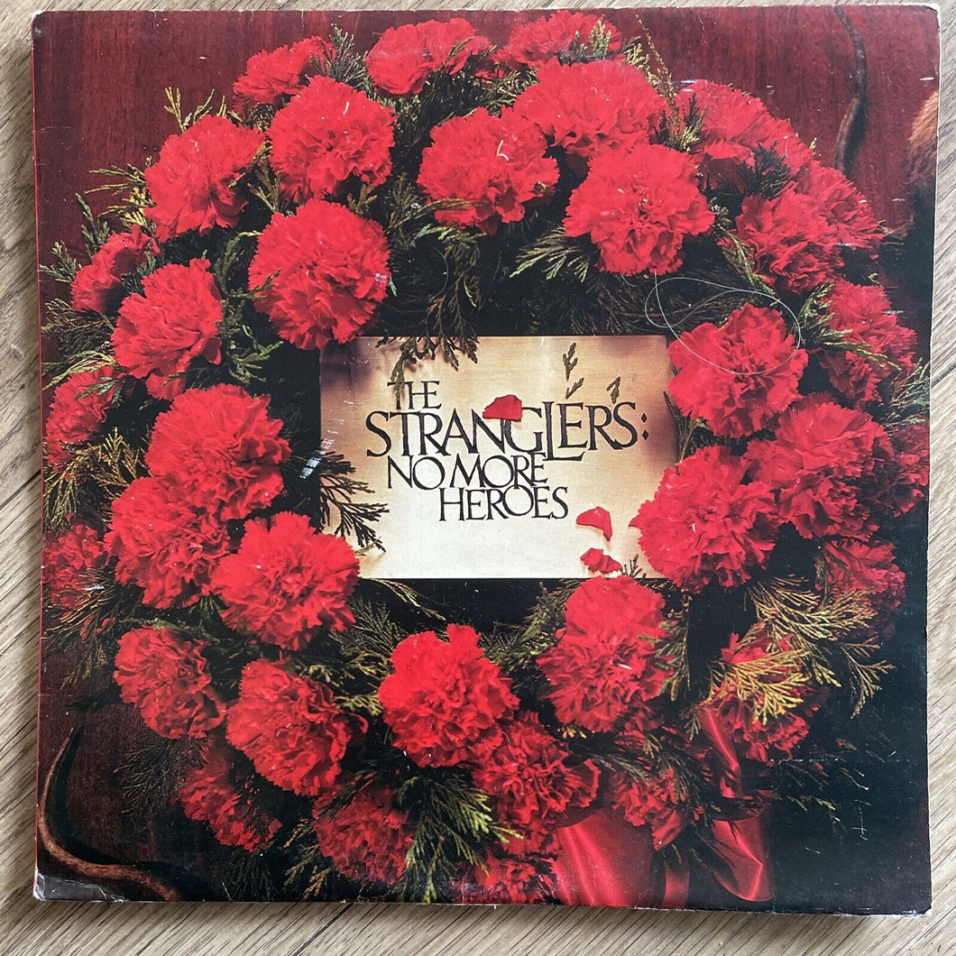 THE STRANGLERS NO MORE HEROES VINYL LP 1977 A-1U/B-1U Jonz UK 1ST PRESS EX/VG+