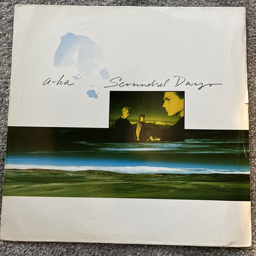 A-Ha - Scoundrel Days Vinyl Lp WX62 Embossed Sleeve Vg+/Vg