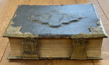 Load image into Gallery viewer, Illustrated National Family Bible Scott &amp; Henry Leather Bound Brass Clasps c1880
