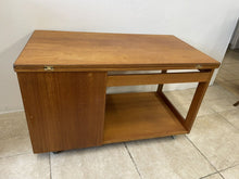 Load image into Gallery viewer, Mid Century McIntosh Tristor Metamorphic Teak Coffee Table Cocktail Trolley