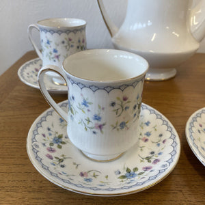 Paragon Royal China Florabella Pattern Part Coffee set Cups Saucers Pot