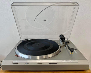 Grundig PS-2500 Turntable Automatic Belt Drive Turntable Audio Technica Cart 80s