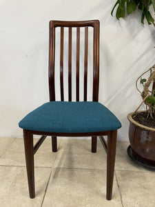 Set Of 6x Danish Modern Kai Kristiansen Model 170 Chairs Schou Andersen Rosewood