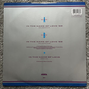 The Thompson Twins - In The Name Of Love ‘88 12” Single 611808 Ex+