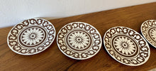 Load image into Gallery viewer, 6 x Vintage J &amp; G Meakin, Maidstone Bianca Brown &amp;  Cream Side Plates 7 Inches