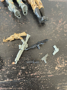 Job Lot Of Lanard Corps Chap Mei figures and accessories weapons bike