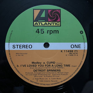 Detroit Spinners - Medley  Cupid 12” Single Disco 1980 K11498 Disco Funk