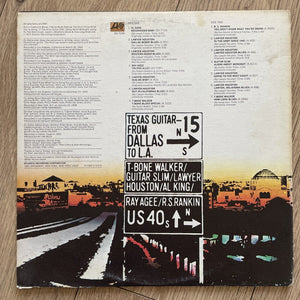 TEXAS GUITAR FROM DALLAS TO L.A. Vinyl LP US Press EX/VG+ T-Bone Walker, etc