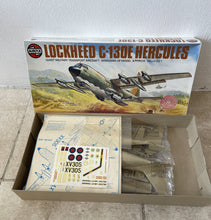 Load image into Gallery viewer, Lockheed C-130E Hercules Airfix 1/72 scale 09001-0 Rare Vintage Complete