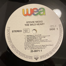 Load image into Gallery viewer, STEVIE NICKS THE WILD HEART LP VINYL 25-0071-1 GERMAN EUROPE PRESS 1983 EX/VG+