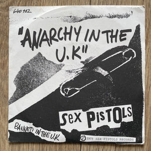 Sex Pistols - Anarchy In The UK 1977 Barclays France 7" Single P/S EA Code EX