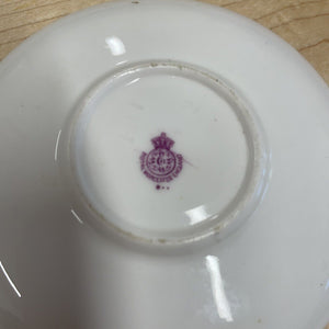 Royal Worcester Signed Hand Painted Miniature Cup And Saucer Fruit T Lockyer