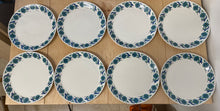 Load image into Gallery viewer, Set of 8x Retro 1960s Johnson Brothers Snowhite 9” Salad Luncheon Plates