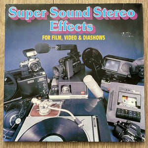 SUPER SOUND STEREO EFFECTS (Movies, Video, Dia-Shows) 2xLP Vinyl - NM/EX