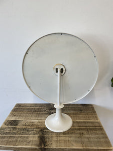 Mid Century 1960s Adjustable White Dressing Table Mirror With White Frame