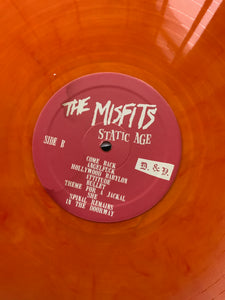 The Misfits - Static Age LP - Orange Vinyl Rare Russian Press DV007 NM/NM.