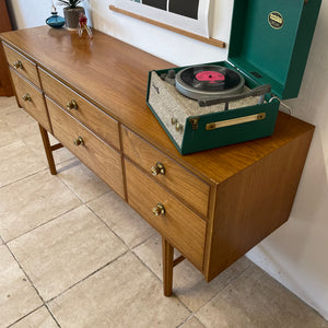 Meredew Mid Century Modern Teak Sideboard/Dressing Table/Chest Of Drawers