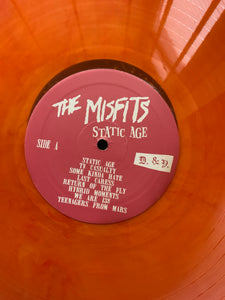 The Misfits - Static Age LP - Orange Vinyl Rare Russian Press DV007 NM/NM.