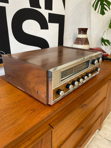 Rare Vintage 1968 Pioneer SX-700T Amplifier/Receiver In Teak And Silver GWO.