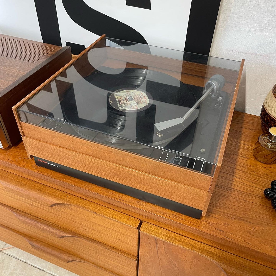 Vintage Bush Arena Badged Garrard AP 76 Transcription Turntable.