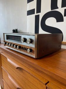 Rare Vintage 1968 Pioneer SX-700T Amplifier/Receiver In Teak And Silver GWO.