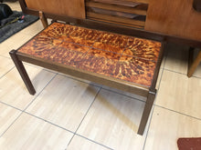 Load image into Gallery viewer, Stunning Mid Century Danish “Sunburst” Tiled Top Coffee Table Toften Mobelfabrik.