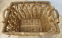 Load image into Gallery viewer, Large Rustic Traditional Wicker Log Basket