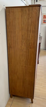 Load image into Gallery viewer, Vintage Mid Century Modern Double Wardrobe In French Walnut By Wrighton.