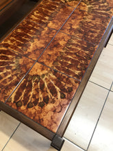 Load image into Gallery viewer, Stunning Mid Century Danish “Sunburst” Tiled Top Coffee Table Toften Mobelfabrik.