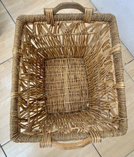 Load image into Gallery viewer, Large Rustic Traditional Wicker Log Basket