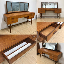 Load image into Gallery viewer, Superb Mid Century 1960s Teak Dressing Table/Desk “Vespa” By Gimson And Slater.