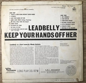 Leadbelly - Keep Your Hands Off Her (LP, Album) Mono VG+/VG 1966 Blues Verve.